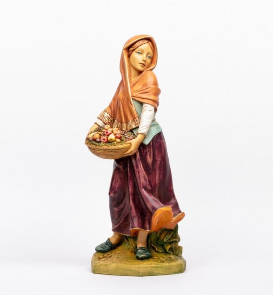 Shepherdess Rachel nativities Sculptures large catholic church statuary